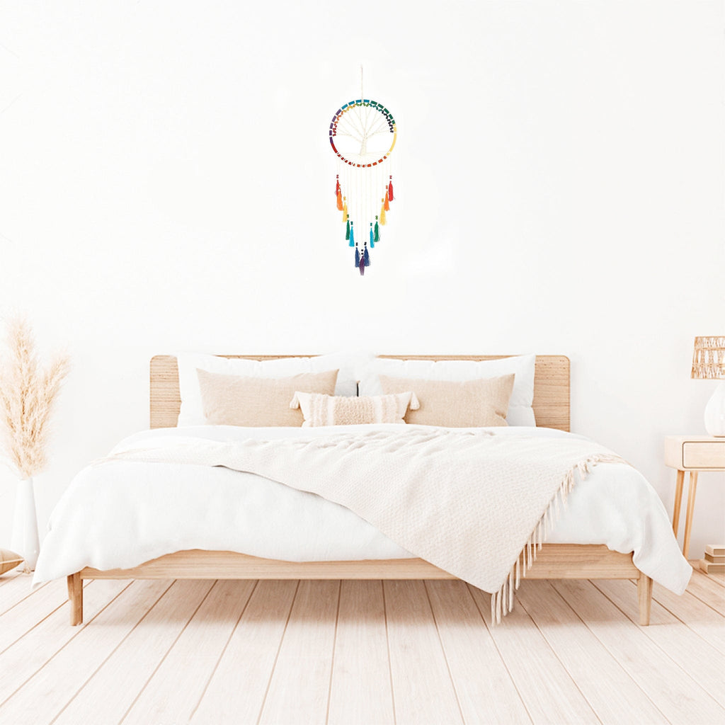 Rainbow Tree of Life Dreamcatcher | Wellness Gifts | Sleep | The KeiCo