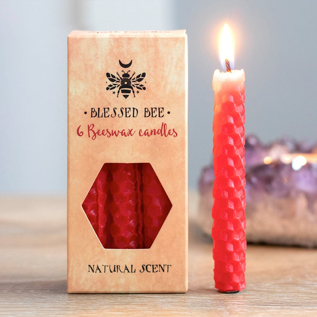 Blessed Bee - Natural Beeswax Candle Sticks - The Keico