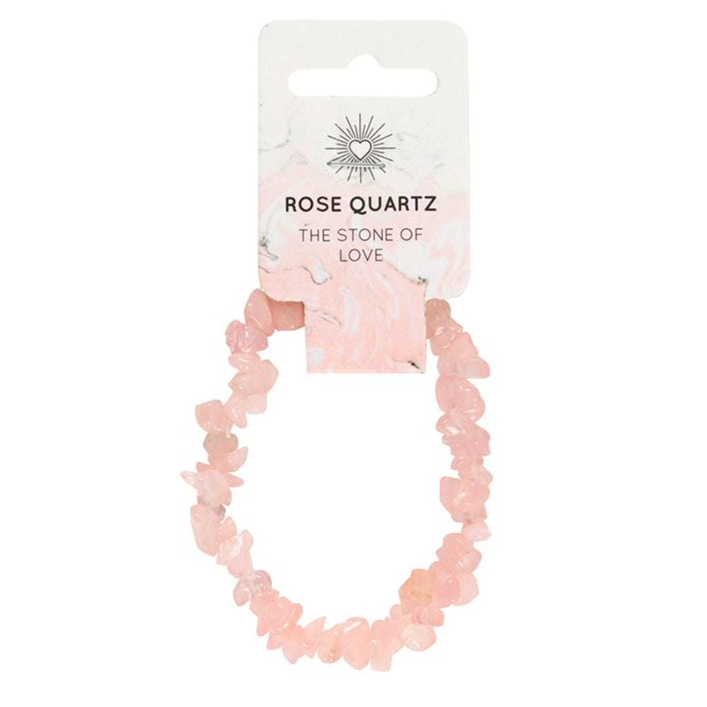 Rose Quartz Chipstone Crystal Bracelet - The Keico