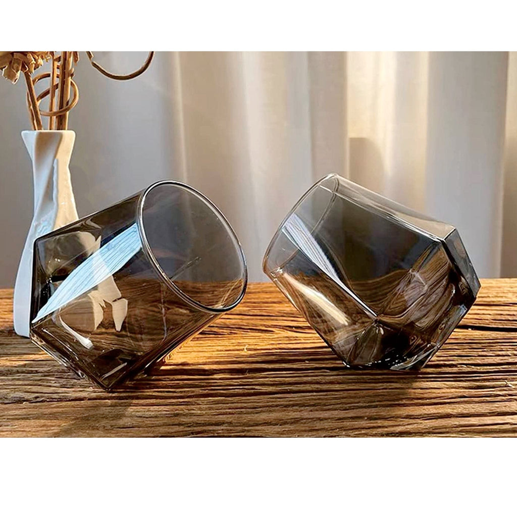 Set of 2 Sparkleware® Smoked Tumbler Glasses - The Keico