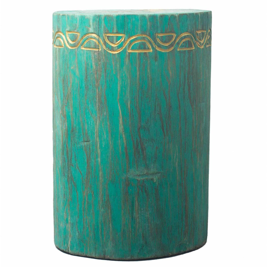 Albasia Solid Wood Tribal Stool / Tables - The Keico