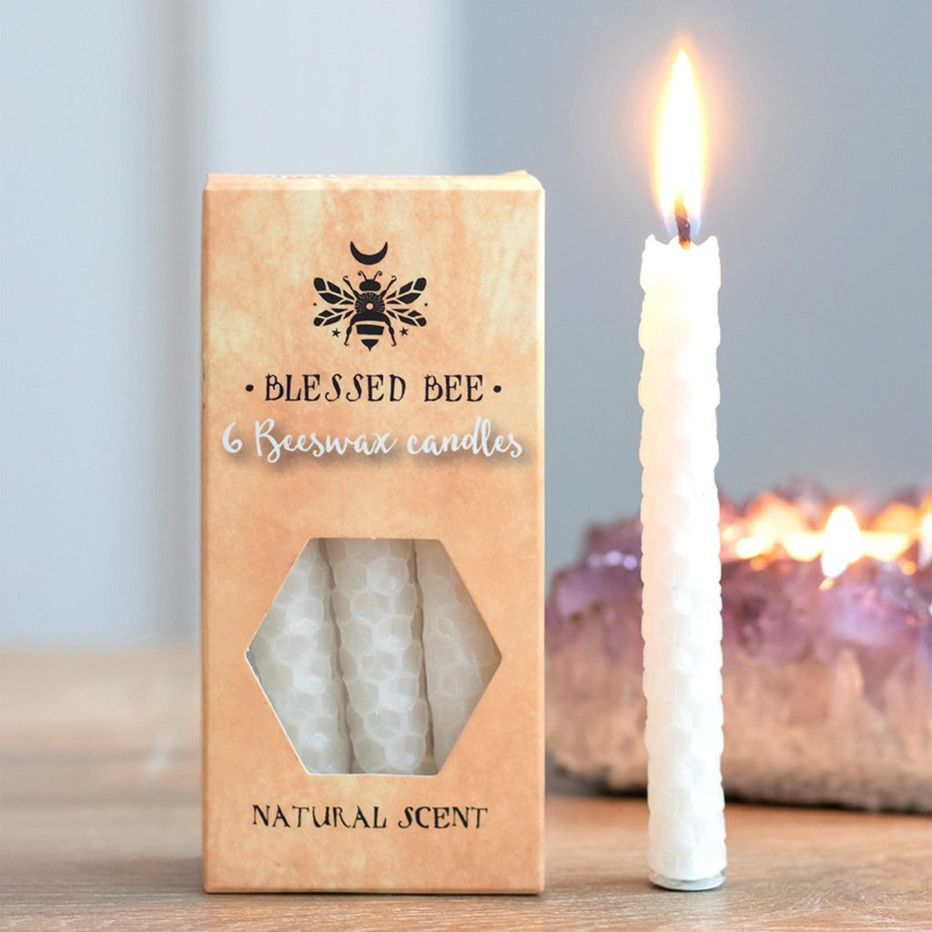 Blessed Bee - Natural Beeswax Candle Sticks - The Keico