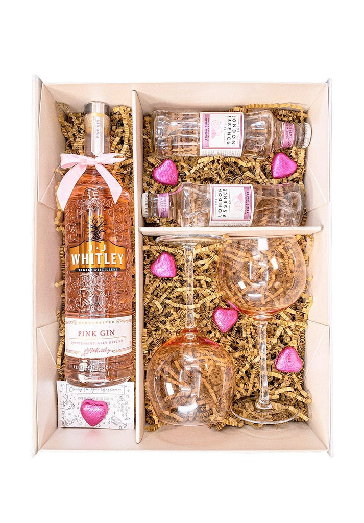 JJ Whitley Pink Gin 70cl Gift Set - The Keico
