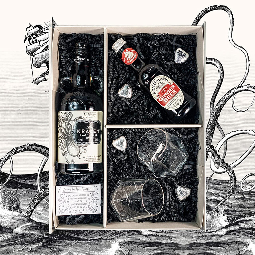 The Kraken Black Spiced Rum Cocktail Gift Set - The Keico